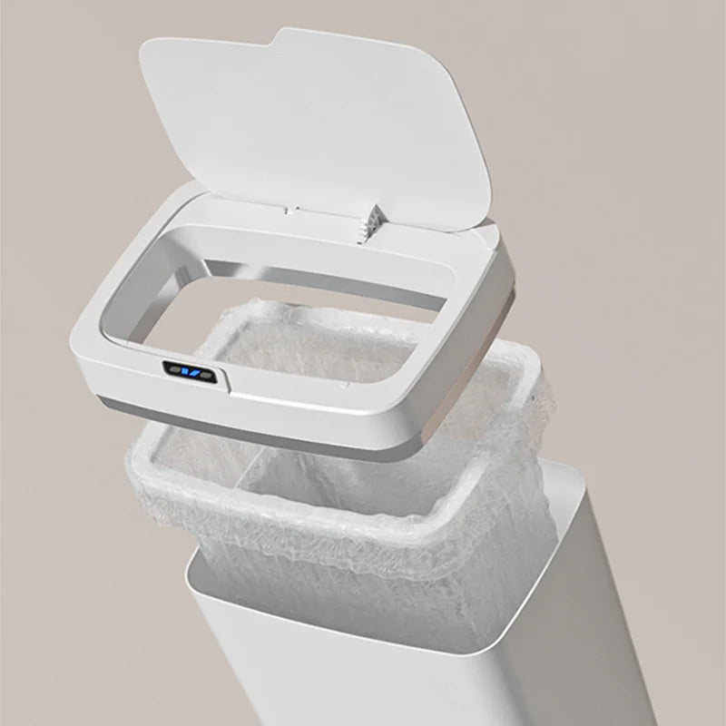 Smart Inductive Trash Bin with Lid