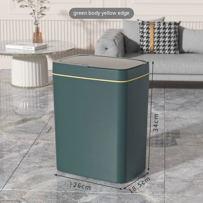 Smart Inductive Trash Bin with Lid